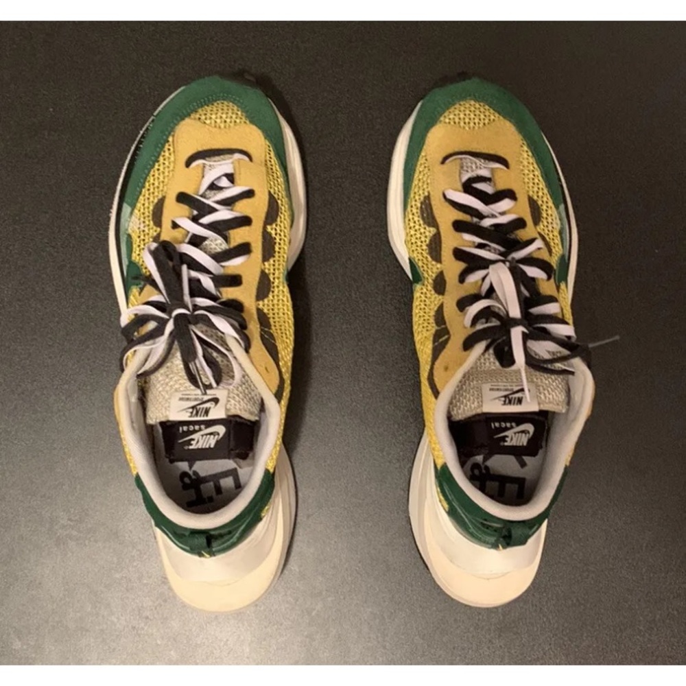 Nike Vaporwaffle Sacai Tour Yellow Stadium Green CV1363-700 Men’s Size 14 - Picture 5 of 7